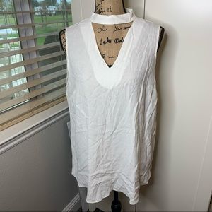 NWOT Topshop Banded Neck Maternity Tank Top